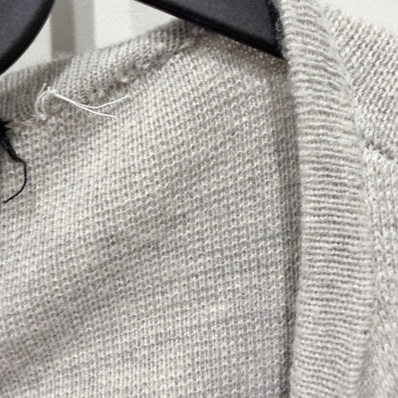 J. Crew Light Gray Open Front Cardigan - Picture 3 of 4